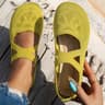 Comfortable Knitted Mary Jane Ballet Shoes  Round Toe Fairy Style Flats For Women 7