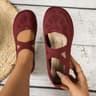 Comfortable Knitted Mary Jane Ballet Shoes  Round Toe Fairy Style Flats For Women 8