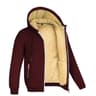 Sherpa Lined Zip Hoodie Warm Fleece Jacket With Pockets 14