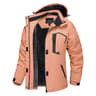 Women Winter Waterproof Ski Jacket With Fleece Lining 19