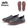 Wide Toe Minimalist Leather Slip On Sneakers For Men 7