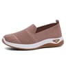 Womens Breathable Wedge Heel Slip On Walking Loafers 10