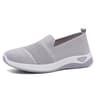 Womens Breathable Wedge Heel Slip On Walking Loafers 8
