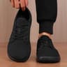 Wide Toe Men Shoes Breathable Knitted Mesh Soft Sole Casual Walking Shoes 7