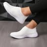 Womens Breathable Mesh Sneakers Lightweight Low Top Walking And Running Shoes 8