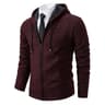 Autumn Winter Mens Casual Sports Coat Fleece Warm Zipper Cardigan 17