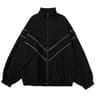 Hip Hop Varsity Jacket Patchwork College Style Windbreaker 7