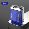 Travel Electric Shaver For Men Portable Rechargeable Rotary Razor With Magnetic Blade Head 11