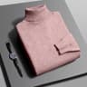 Mens Knitted Turtleneck Sweater Slim Fit Long Sleeve Pullover 10