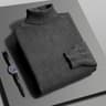 Mens Knitted Turtleneck Sweater Slim Fit Long Sleeve Pullover 12