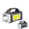 Powerful LED Flashlight USB And Solar Rechargeable Outdoor Camping Torch 6