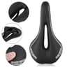Comfortable Gel Bicycle Saddle Shockproof PU Leather Cushion 11