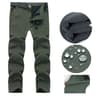 Mens Waterproof SoftShell Fleece Jacket And Pants For Hiking Camping Skiing 6