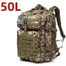 Waterproof Tactical Backpack 25L 50L Outdoor Hiking And Camping Bag 18