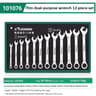 Ultra Thin Ratchet Wrench Set Dual Head Spanners For Car Repair And Maintenance 9