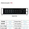 Full Spectrum Aquarium LED Light With Sunrise Sunset Cycle Waterproof Plant Growth Lamp 7