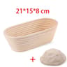 Rattan Bread Proofing Basket Oval Wicker Banneton For Dough Fermentation 15