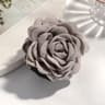 Cotton Rose Flower Hair Claw Clip  16 Colors Medium Size Shark Clamp For Women 11