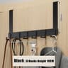 Over The Door Rack With 6 Hooks For Clothes Coats Hats And Towels 9