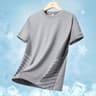 Mens Running TShirt  Quick Dry Ice Silk Fitness Top With Reflective Print Breathable Short Sleeve U 11