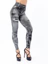 Imitation Jeans Stretch Leggings High Waist Slim Push Up Fashion Leggings For Women 9