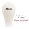 Canvas Wig Head Wig Stand 21 To 24 Inch Mannequin Head For Hairstyling Display And Wig Making With  7