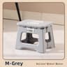 Lightweight Folding Step Stool Portable Non Slip Plastic Footstool For Home And Kitchen 8