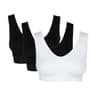 3PCS Seamless Wireless Plus Size Sports Bra With Pads For Women  Comfort Lift Active Bra Set 18