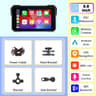 Motorcycle Display Screen With CarPlay Android Auto  Bluetooth Waterproof Navigation Monitor 6
