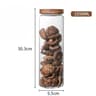 Glass Airtight Storage Jar With Wood Lid For Kitchen And Food Organization 11