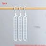 3pcs Foldable 9Hole Space Saving Clothes Hangers  Heavy Duty Closet Organizer For Home And Dorm 8