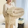 Luxurious Soft Velvet Blanket  Thick Winter Flannel Blanket For Bedroom And Living Room Comfort 9