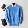 Classic VNeck Pullover Sweater For Men  Warm Cashmere Cotton Blend Winter Jumper 10