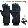 Heated Tactical Motorcycle Gloves  USB Or Battery Powered Winter Riding Gloves For Men 7