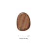 Leaf Shaped Oleander Wood Tray With Handle For Breakfast Desserts And Snacks 6
