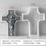 Jesus Cross Silicone Candle Mold For DIY Crafts 8