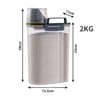 Pet Food Storage Container With Measuring Cup And Airtight Seal 6
