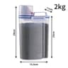 Pet Food Storage Container With Measuring Cup And Airtight Seal 8