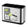 3 In 1 Stainless Steel Kitchen Soap Dispenser With Sponge And Cutlery Organizer 7
