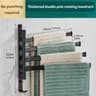 Rotatable Aluminum Towel Holder For Bathroom And Kitchen 8