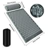 Acupressure Massage Mat And Pillow Set With Spikes For Back Neck And Foot Pain Relief 6