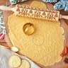 Wooden Embossed Rolling Pin With Christmas And Floral Patterns For Baking 10