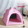 Pet Tent Bed Cat And Dog House SemiEnclosed Canvas Cave With Removable Cushion For Small To Large P 8