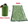 2Person Emergency Survival Tent  Waterproof Mylar Tube Shelter With Thermal Blanket For Outdoor Cam 9