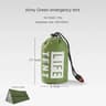 2Person Emergency Survival Tent  Waterproof Mylar Tube Shelter With Thermal Blanket For Outdoor Cam 11