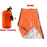 2Person Emergency Survival Tent  Waterproof Mylar Tube Shelter With Thermal Blanket For Outdoor Cam 8
