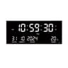Digital Large Wall Clock Alarm Temperature Date Calendar Display 8 Sets Of Alarm Clocks 14 Electron 6