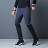 Mens Casual Elastic Waist Slim Fit Jogger Pants Classic Straight Trousers Plus Size 6