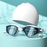 HD AntiFog Swimming Goggles Set With Waterproof Silicone Cap  UV Protection Swim Glasses For Adults 7