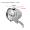 Retro LED Bicycle Headlight With Bracket For Night Riding 7